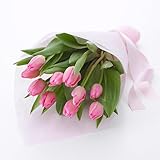 西脇農園 チューリップ 花束「濃いピンク系10本」 ピンク系 日比谷花壇