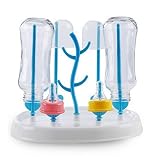 Baby Feeding Bottle Cleaning Drying Rack Bottle Shelf Holder by SS