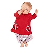 Ochine　キッズ　子供　ベビー服　綿　ルームウェア　長袖　パジャマ　寝間着　上下セット　てんとう虫柄　男女兼用　80　90　100　0-3歳設定