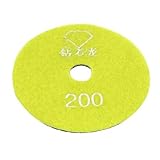 uxcell 3.9" Diameter Grit 200 Tile Stone Wet Polisher Diamond Polishing Pad [並行輸入品]