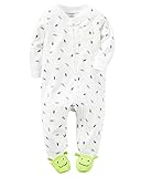 カーターズ Carter's ロンパース カバーオール 長袖 足つき 男の子 綿100% Cotton Zip-Up Sleep & Play 6M (61-67cm) [並行輸入品]