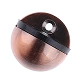 Baoblaze ３色選べる　金属ドアストッパー　ドアキャッチャージャムジャマー　ドアウェッジドアストップ - レッド銅