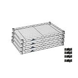【送料無料】ルミナス スチールラック メタル製ラック25mm パーツ 棚 スリムスチールシェルフ61cm×46[ス [ホーム&キッチン]