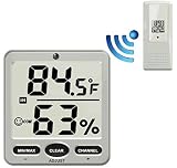 Ambient Weather WS-07 Big Digit 8-Channel Wireless Thermo-Hygrometer [並行輸入品]