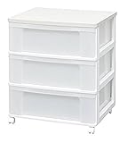 アイリス ウッドトップチェスト/W653P ホワイト/ホワイト