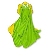 Soft Plush Hooded Towel by Circo (24x52) Machine Washable. (Green Dinosaur) by Circo [並行輸入品]