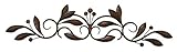 Deco 79 Metal Wall Decor, 30-Inch by 7-Inch [並行輸入品]