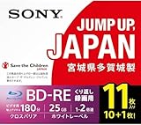 ソニ ー ブルーレイディスク BD-RE 25GB 繰り返し録画用 11枚 2倍速 ケース付 11BNE1VSPS2