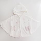 gelato pique ジェラートピケ アイスクリームbabyポンチョ pbnt174458 OFFWHITE 80