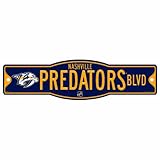 NHL Nashville Predators 4.5-by-17インチSign