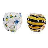 IPOTCH ベビー　布おむつ　おむつカバー　トイレトレーニングパンツ　おむつパンツ　下着　調節可能な　