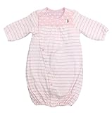 CELEC(セレク) ツーウェイオール 新生児 服 日本製 男の子 女の子 冬 50cm～60cm ベビー ピンク 接結水玉・ボーダー 【177000】