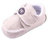 C-Princess子供靴 ベビー スニーカー スリッポン キッズ 女の子 男の子 赤ちゃん 歩行練習用 かわいい カジュアル スポーツ お出かけ (12cm, 1ベージュ)