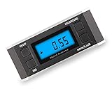 Hanchen デジタル角度計 バックライト 傾斜計 360° 上下反転読み取り 水平器 機械・金型・治具工具等の角度測定・組立・加工基準 精密角度測定