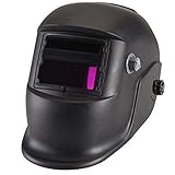 Black Adjustable Auto Darkening Solar Welding Helmet Mask CE ANSI Certified View size: 91.5 X 34mm(3