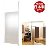 突っ張りパーテーションボード幅90cm 連結用 クリア NJ-0121