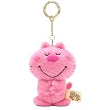 ナカジマコーポレーション 水森亜土 ねこ マスコット ピンク 213136-25