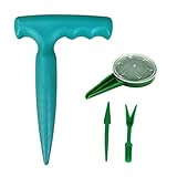 OUNONA ガーデニングツール　多肉植物 寄せ植え　種まき機　移植ツール　穴掘り用品　ミニ園芸セット　3種類