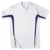 イーストンメンズデュアルフォーカス2ボタンジャージSmallホワイト/パープルwhite|purple Small