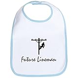 CafePress Future Lineman Bib - Standard Sky Blue by CafePress