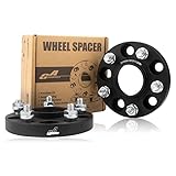 GAsupply 鍛造ワイドトレッドスペーサー PCD100 5H 内径54.1 M12XP1.5 厚さ20mm ワイトレハブリング一体 マットブラック【2枚セット】