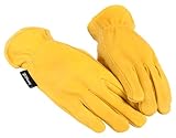 Forney 53064 Deerskin Leather Driver Premium Full Grain Women's Gloves, Medium by Forney
