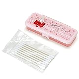 マロンクリーム ミラー付き綿棒ケース