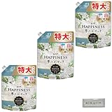 【３袋セット】レノアハピネス 柔軟剤 夢ふわタッチ ホワイトティー 詰め替え 720ml ×3袋