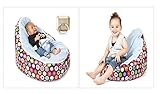 Baby BeanBags(ベビービンベク）ベビーベッドベビーソファ出産祝い（海外直送品） (brown+blue)
