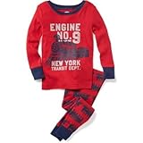 オールドネイビー OLD NAVY/ 2ピースグラフィックスリープセット グレービートレイン スリープウェア 3歳【並行輸入】