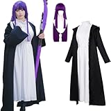 [Agtop] フリーレン コスプレ衣装 ウィッグ セット コスチューム ハロウィン 仮装 (フェルン, L) [並行輸入品]