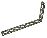 マイスト 取付金具(ニッケル)   3×25×100×203mm 6028