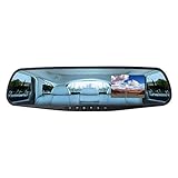 Perman 2.8" LCD Full HD 1080P Auto Car DVR Vehicle Rearview Mirrors Camera Video Recorder Night Visi