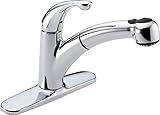 Delta 467-DST Palo Single Handle Pull-Out Kitchen Faucet, Chrome [並行輸入品]