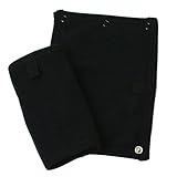 プラチナムベイビー★日本製♪よだれパッド★ストラップホルダー付き (ブラック×ブラック)