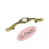 Amerock BP861-BB Burnished Brass Cabinet Hardware Handle Pull - 3" Hole Centers - 10 Pack [並行輸入品]