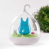 子供の夜ライトタッチセンサー振動鳥かごChargeableランプ携帯型デザインポータブル夜ランプUSB充電ケーブルfor Kids / Babysのギフト S ブルー fdbld