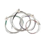 Adjivecct 4個/セット 直立したベース弦コントラバス弦 4/4 3/4 1/2 1/4 1/8 Size 1 2Rd 3Nd 4St コントラバス弦