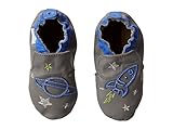 [ロビーズ] Robeez Space & Stars Soft Sole (Infant/Toddler) シューズ Grey/Blue 18-24 Months (US 6.5-8 Toddler