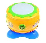 Big Dragonfly Happy Children's Fun Educational Toys 360 Degrees Rotating Musical Hand Beat Drum with