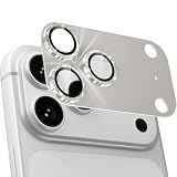 Woxuyee カメラフィルム iPhone 17 Pro Max用 キラキラ 全面保護 いphone17Pro Max カメラ保護 ピカピカ 黒縁取り 露出オーバー防止 9H強化ガラス キズに強い カメラカバー 超高透過率 アイフォン 17 プロmax レンズカバー プロテクター ナチュラルグレー