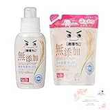 【まとめ売り】激落ちくん 無添加 液体 洗濯 せっけん 本体 400mL×詰替え用 360ml 米ぬか由来成分配合 ふんわり柔軟剤いらず