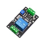 YMS PARTS 遅延タイマーリレー セルフロック遅延 オン/オフタイマースイッチ 0.1秒-20秒 (24 V, 1)