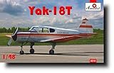 Aモデル 1/48 ヤコブレフ Yak-18T マックス 4座連絡機 レッド プラモデル AM48010