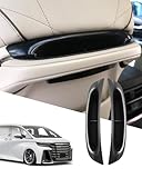 SXCY 新型 トヨタ ヴェルファイア 40系 専用 シート後ろの収納ボックス [二個セット] アルファード40系 コンソールボックス 40アルファード 収納トレイ 収納ボックス ボックストレイ 車種専用 小物入れ 滑り止め設計 内蔵型 40アルファード カスタムパーツ インテリア 内装パーツ 取付簡単