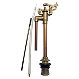 LASCO 04-4011 Anti-Syphon Brass Import 09 Mansfield Style Replacement Toilet Ballcock with Float Rod