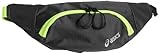 [アシックス] asics スポーツバッグ ランニングウエストポーチM EBM408 9074 (ブラック/ライム)