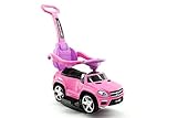Licensed Mercedes gl63 Kids Convertible Ride Onプッシュと足を床車|ピンク