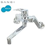 三栄水栓　SANEI　キッチン用(壁付)　シングル混合栓 寒冷地仕様　K1712E2K-13
