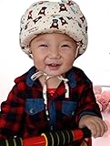 衝撃を吸収！ ♡かわいい♡ 赤ちゃん 安全 ヘルメット コグマ柄　(´・ω・`) [並行輸入品]